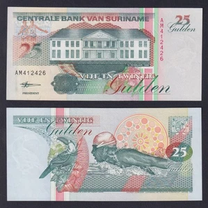 Banconota Suriname 25 gulden 1998 P.-138d FDS/UNC - Imagen 1 de 1