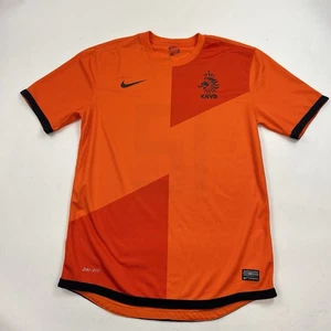 Nike NETHERLANDS 2012/13 Home Football Shirt Soccer Jersey KNVB Kit Bas Dost MED - Picture 1 of 10