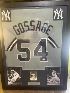 GOOSE GOSSAGE SIGNED NEW YORK YANKEES JERSEY COA JSA W GU JERSEY CARD - Picture 1 of 5