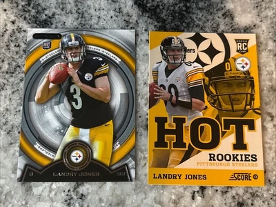 Landry Jones 2013 Topps Strata RC Card & 2013 Score Hot Rookie RC Card - Image 1 of 4