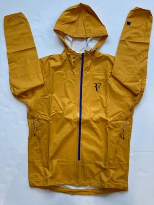 Nike Federer RF Otoño 2018 Chaqueta Tenis Empacable con Capucha M Amarilla AH8385-713 Nueva Foto 1 de 4