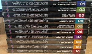 Huge Lot 10 Digital Juice Editor’s Themekit Production Graphics Animation 123456 - Picture 1 of 4