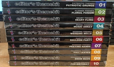 Huge Lot 10 Digital Juice Editor’s Themekit Production Graphics Animation 123456 - Image 1 of 4