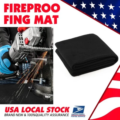 Manta de Soldadura para Soldador Resistente al Calor 1800°F Protección contra Salpicaduras de Calor, 40"x40" Foto 1 de 4