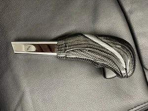 Real Carbon Honda Accord 9th 2013 2014 2015 20116 2017 Shifter Gear Selector - Picture 1 of 3