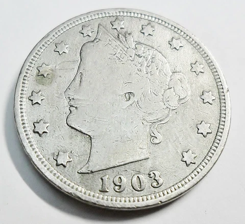1903 P LIBERTY HEAD "V" NICKEL  SDS  **FREE SHIPPING** Cover