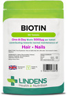 Biotin Tablets Hair Skin Nails Growth 5000mcg Lindens