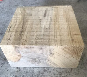 8” X 8” X 4” PA Ash Turning Wood Blank Bowl Blank Sealed With Wax Qty 1 - Picture 1 of 1