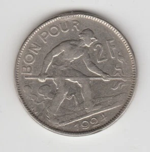LUSSEMBURGO LUXEMBOURG 2 FRANCS 1924 #ALB - Imagen 1 de 2