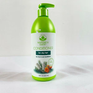 Natures Gate Conditioner for Oily Hair Tea Tree Sea Buckthorn 18 FL OZ - Picture 1 of 3