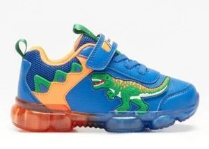 BULL BOYS T-REX Luci A/I scarpe bambino sneakers lacci strappo pelle mesh