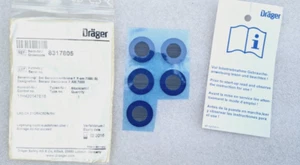 MEMBRANA SENSOR DRAGER 8317805 X-AM 7000 5 PIEZAS PARA DRAGER MAKE ALEMANIA  - Imagen 1 de 4