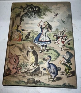 Chic/Vintage Alice In Wonderland & Through The Looking Glass Book Lewis Carroll - Picture 1 of 19