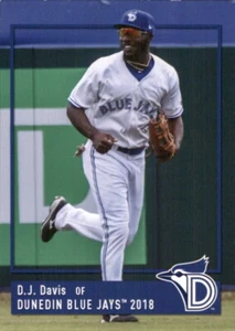 D.J. Davis 2018 Grandstand Dunedin Blue Jays RC Card Dunedin Blue Jays - Picture 1 of 1