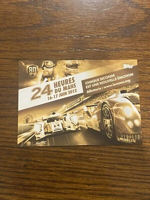 2023 Topps 2012 24H of Le Mans Poster Art #67 Gold Parallel /100 - Image 1 of 2