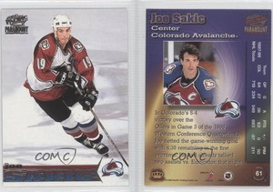 1998-99 Pacific Paramount Silver Joe Sakic #61 HOF