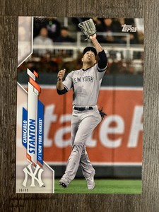 Giancarlo Stanton Yankees 2020 Topps Series 2 Jumbo 5x7 Photo Variation SP 16/49