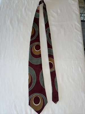 Gravata masculina vintage Avanti California multicolorida - Imagem 1 de 4