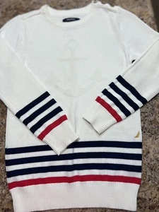 Girl’s Nautica Sweater Size 8 - Picture 1 of 4