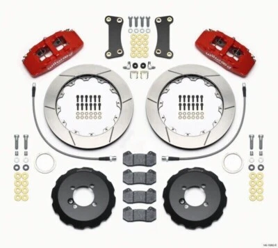 Wilwood 140-13062-R for Dynapro 6 Front Hat Kit 12.88in Red 2002-Up Mini Cooper - Image 1 of 3