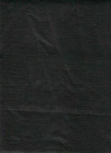 PU Leather Look Cloth Upholstery Fabric Material SNAKESKIN - BLACK - Picture 1 of 1