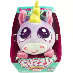Fuzzy Wubble Jigglers SPARKLE THE UNICORN Soft & Bouncy Plush Toy NEW - Picture 1 of 7