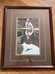 BEV DOOLITTLE The Good Omen Matted & Framed Fine Art Print 20 1/2” X 16 1/2”. - Bild 1 von 9