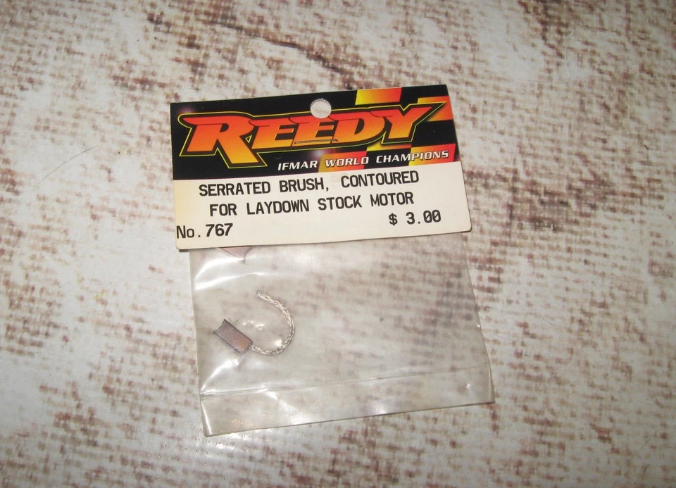 RC Associated Reedy Stock Serrated Motor Brushes Laydown Less Eyelet (2) 767 - Image 1 of 1
