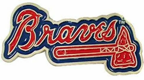 MLB Official Atlanta Braves Belt Buckle Tomahawk Axe Cover