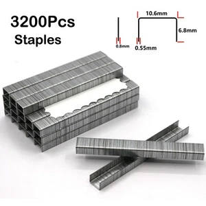 3200 PIEZAS GRAPAS PARA GRAPADORA DE PISTOLA DE GRAPAS RapidFineline R23 sujetador mano grapa en U - Imagen 1 de 3