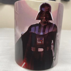 Star Wars Darth Vader 11oz Wraparound Mug Storm Troopers AT-AT Light Saber - Picture 1 of 7