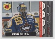 2005-06 OFS Plus ELH Czech Extraliga Uspesnost Zasahu Igor Murin #U03