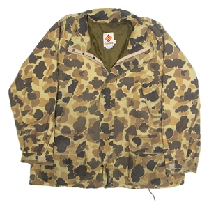 COLUMBIA Mens Coat Green Crazy Pattern 2XL - Picture 1 of 6