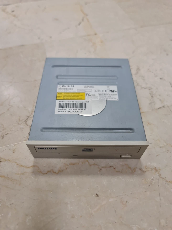 Lettore CD DVD MASTERIZZATORE BEIGE PHILIPS SPD2300 USATO FUNZIONANTE - Image 1 of 3