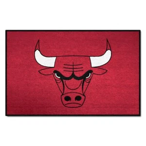FANMATS 11902 Chicago Bulls Starter Mat Accent Rug - 19in. x 30in. | Sports F... - Picture 1 of 3