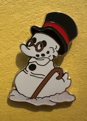 Значок Disney Holiday 2020 Mystery Box Scrooge McDuck Snowman блестящий снят с производства - Изображение 1 из 4