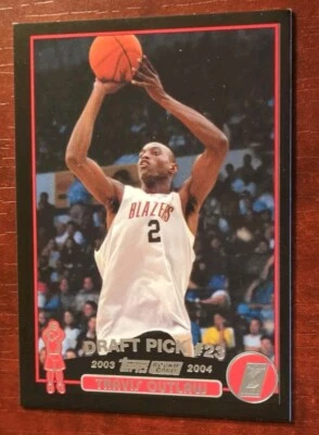 2003-04 Topps BLACK /500 Travis Outlaw Rookie Very Nice Edges & Corners RC - Image 1 of 4