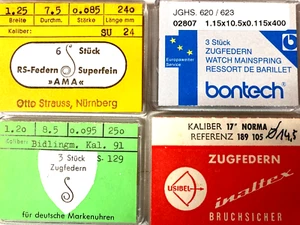 Resorte de tracción para reloj de pulsera, reloj de bolsillo o despertador, 1 pieza libre selección entre 500 - Imagen 1 de 1