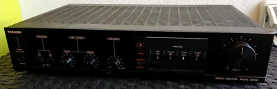 Toshiba SB-M22 Amplificatore Stereo Hi-fi Vintage Anni 80 Nero - Immagine 1 di 2