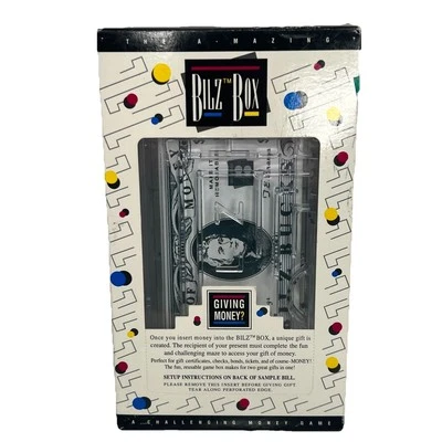Bilz Box A Challenging Money Game Puzzle Graduation Birthday Gifts New in Box - Image 1 of 4