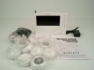 Sistema de llamadas de enfermera Sistema de llamadas inalámbrico con 1 buscapersonas portátil para cuidadores 10 llamadas B - Imagen 1 de 7