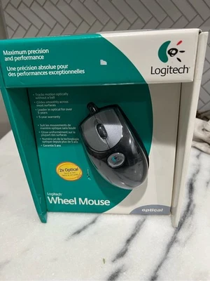 Logitech wheel mouse 2x optical - Image 1 of 4