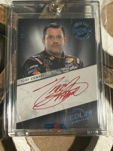 2013 Press Pass firme inchiostro rosso Tony Stewart Auto #d/14 - Foto 1 di 3