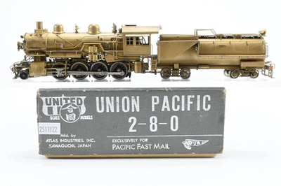 HO Brass PFM - United UP - Union Pacific 2-8-0 - Image 1 of 4
