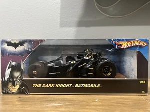2008 Mattel Hot Wheels Batman The Dark Knight Batmobile Tumbler 1:18 NIB - Picture 1 of 8