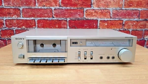 Vintage SONY TC-K22 Silver Stereo Cassette Tape Deck Tapecorder HiFi Used - Picture 1 of 12