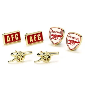 Arsenal FC Stud Earring Set - Picture 1 of 4