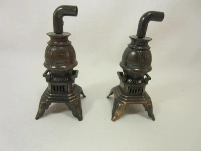 *Estufas de salón de metal de colección Mini Durham Industries Acebo Hobby Casa de muñecas Muebles Foto 1 de 3