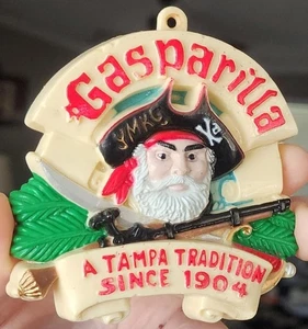 PIRATE CLUB "YE MYSTIC KREWE OF GASPARILLA" TAMPA FLORIDA SOUVENIR PENDANT - Picture 1 of 8