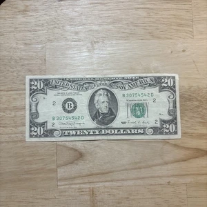Old 20 Dollar Bill (1990) - Picture 1 of 2